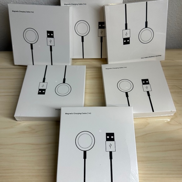 Apple Watch Magnetic Charging 1m Cable - White NIB.A Lot of 6PC